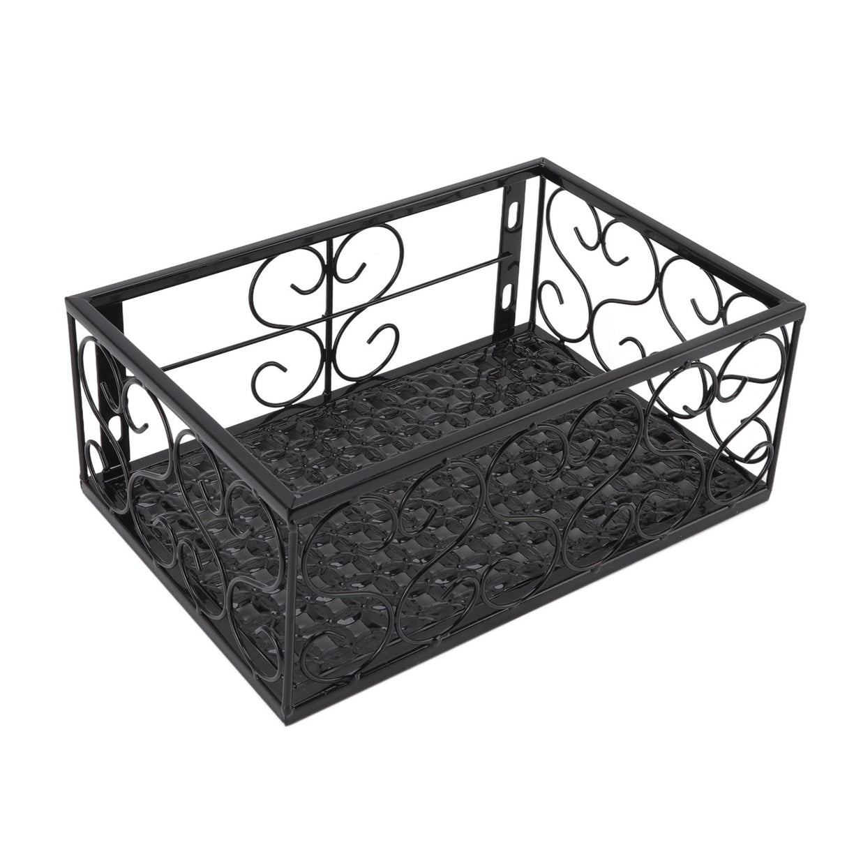 Balcony Flower Pot Stand Thickened Iron Decorative Patio Railing Shelf With Retainers for Windowsill Applicable to 10.5cm/4.1in Railing