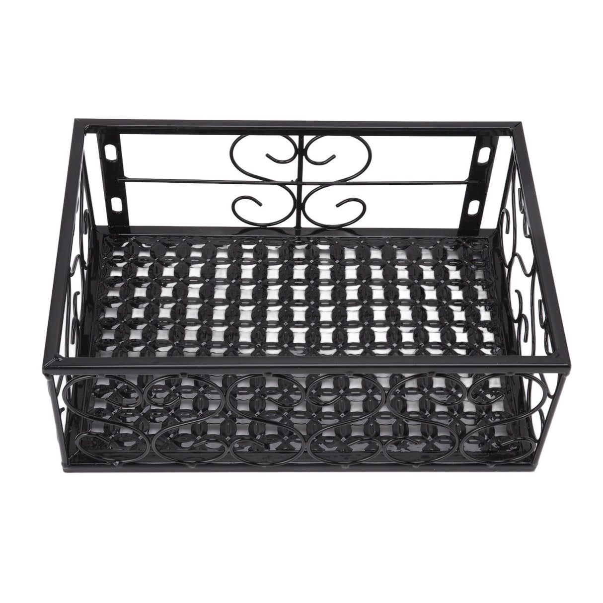 Balcony Flower Pot Stand Thickened Iron Decorative Patio Railing Shelf With Retainers for Windowsill Applicable to 10.5cm/4.1in Railing