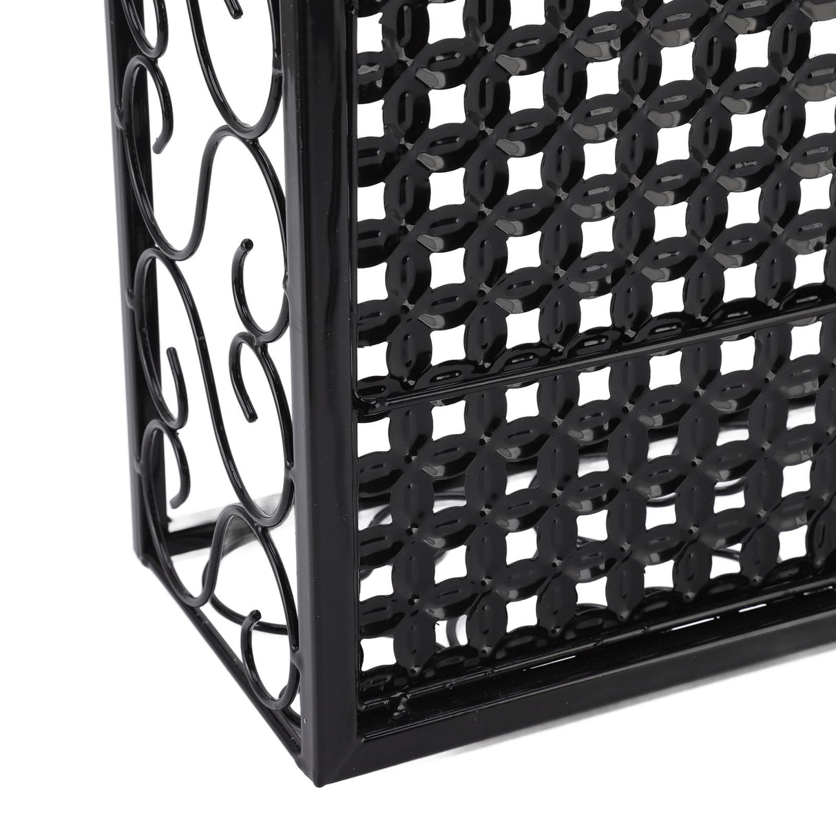 Balcony Flower Pot Stand Thickened Iron Decorative Patio Railing Shelf With Retainers for Windowsill Applicable to 10.5cm/4.1in Railing