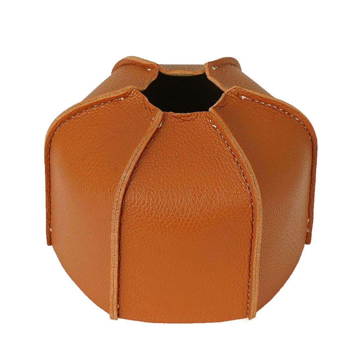 Flat Gas Tank PU Leather Sleeve Fuel Tank Protective Case Camping Stove PU Leather Cover for Outdoor 230g 1.5x9cm