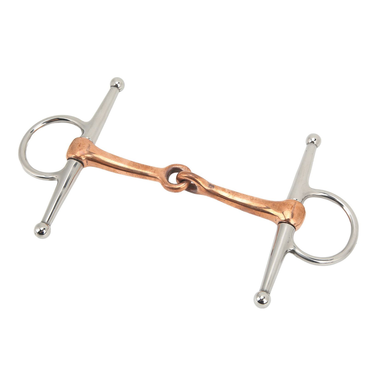 Horse Full Cheek Snaffle Stainless Steel Ring Snaffle Bit for Outdoor Horse Accessories 125mm