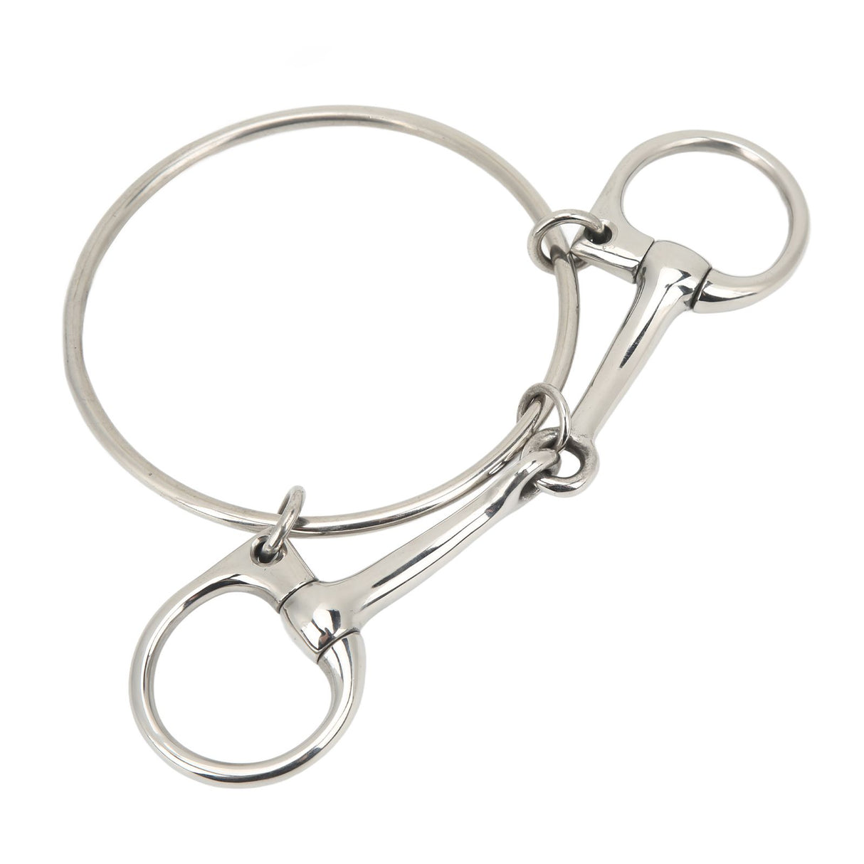 125mm Stainless Steel Horse Mouth Bit 5 Inch Horse Bits Outdoor Training Loose Ring