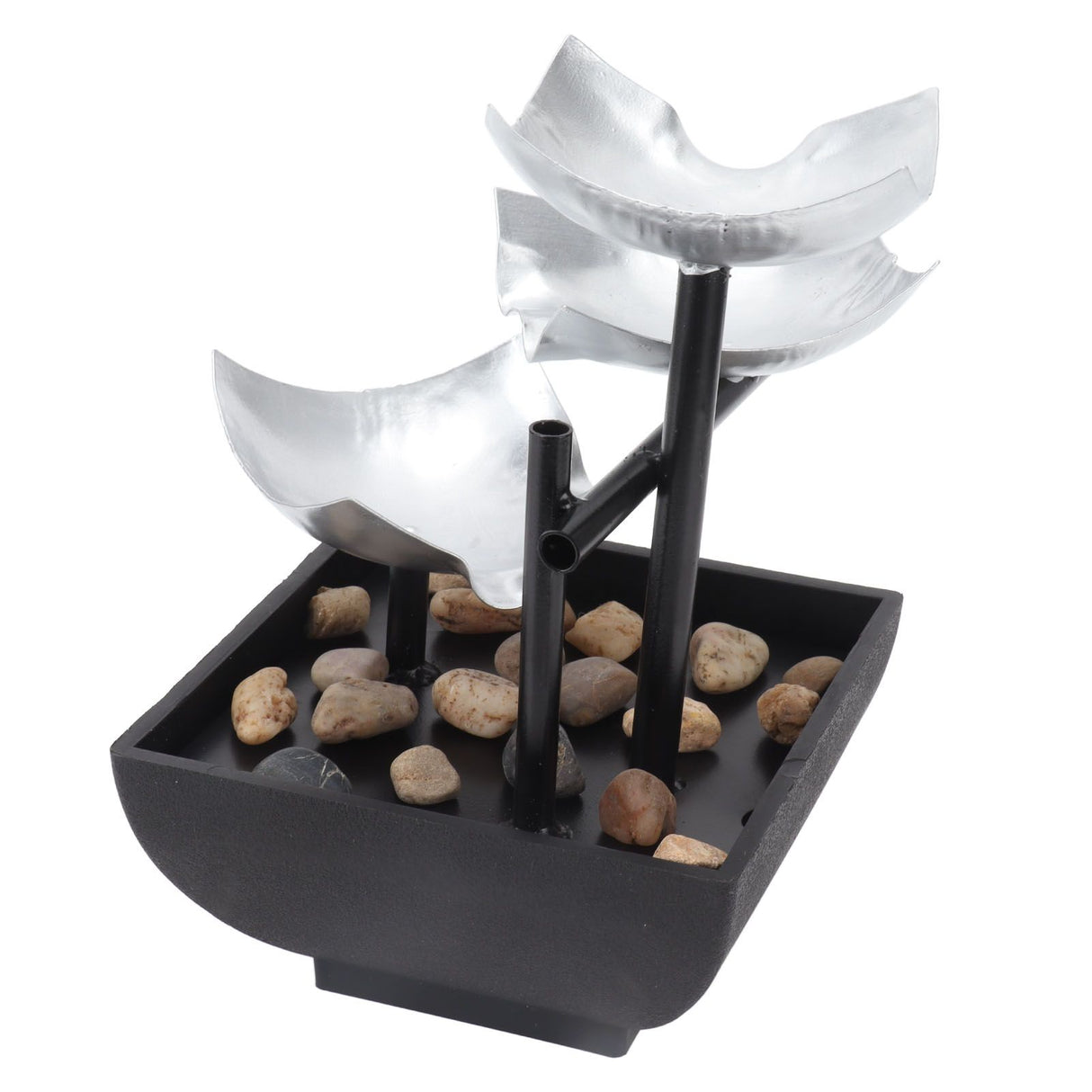 5V Water Fountain Ornament Rock Garden Flowing Water Decoration Home Desktop Fountain Ornament USB Port
