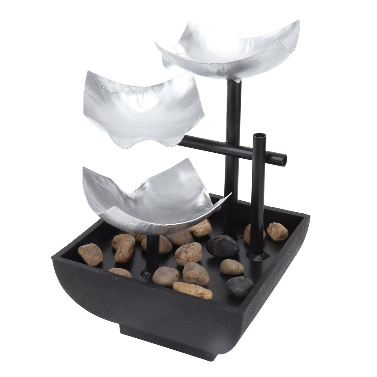 5V Water Fountain Ornament Rock Garden Flowing Water Decoration Home Desktop Fountain Ornament USB Port