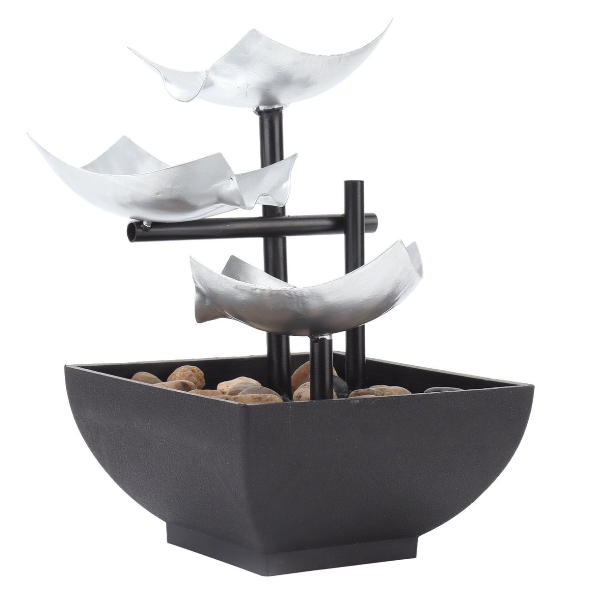 5V Water Fountain Ornament Rock Garden Flowing Water Decoration Home Desktop Fountain Ornament USB Port