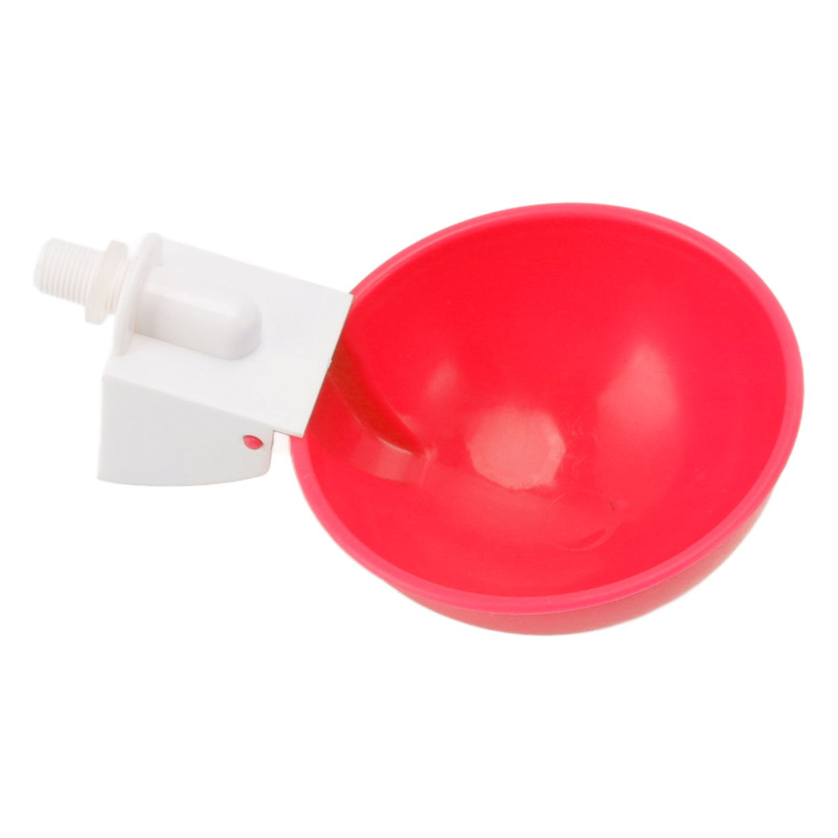 10PCS G1/8 Male Thread Chicken Waterer Cup Thicken Automatic Poultry Water Feeding Equipment for Quails Birds Red