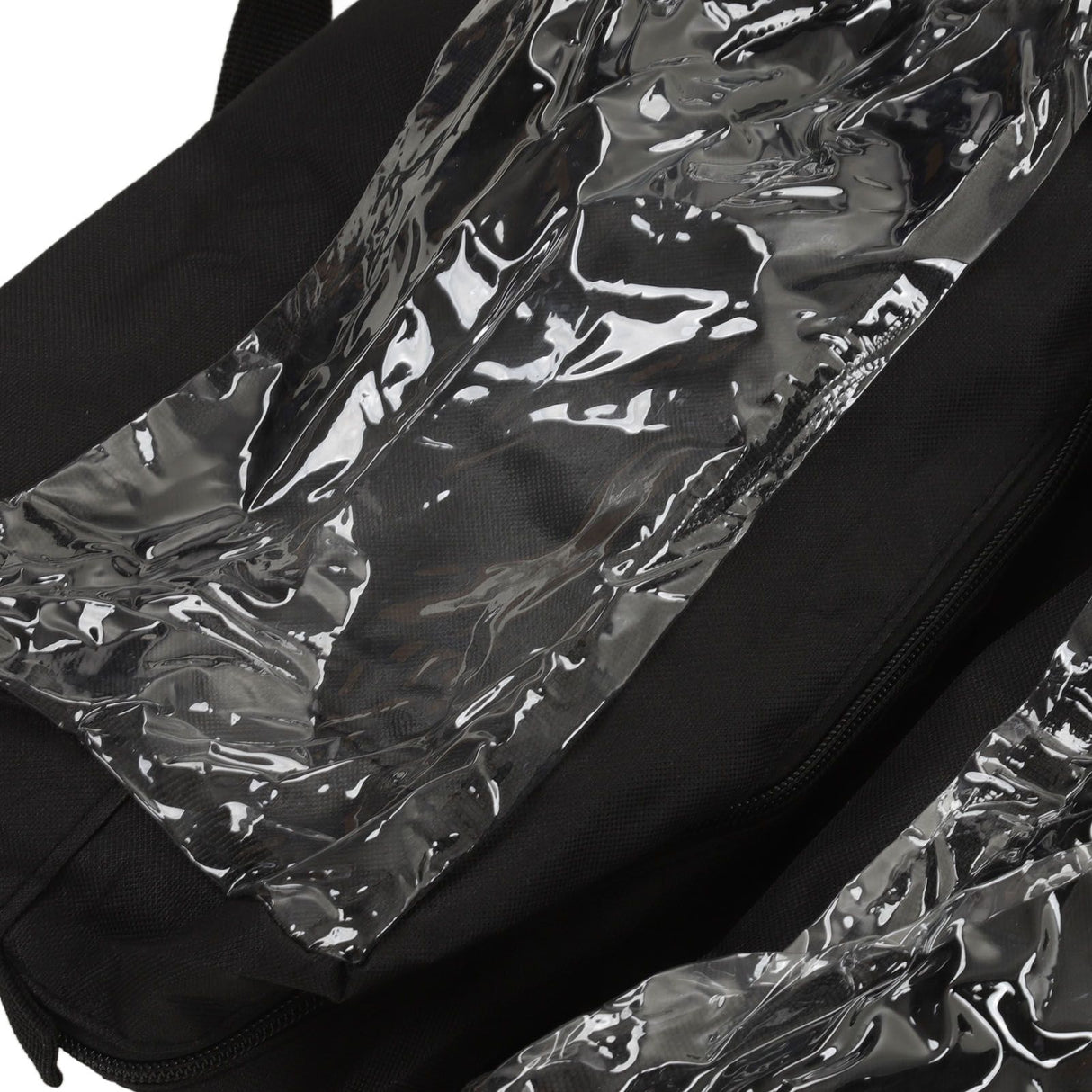 Roll Up Tool Bag 600D Oxford Cloth Detachable Storage Shoulder Bag for Hardware Electrician Tool Black