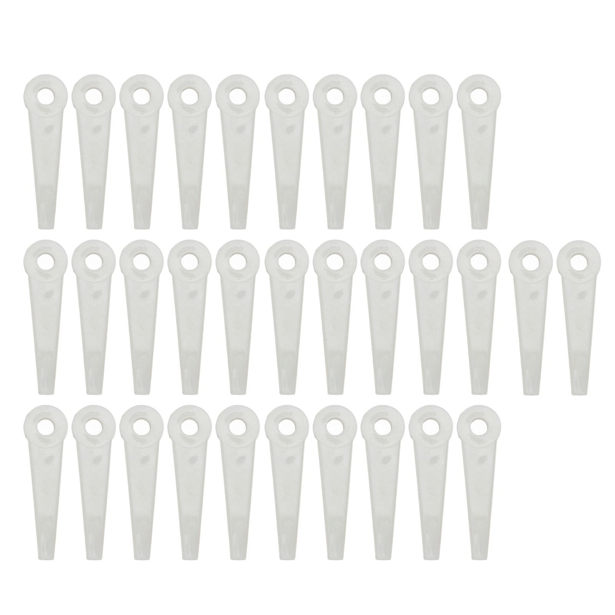 32PCS Plastic Cutter Blades Lawn Mower Blade Replacement Grass Trimmer Head Accessories