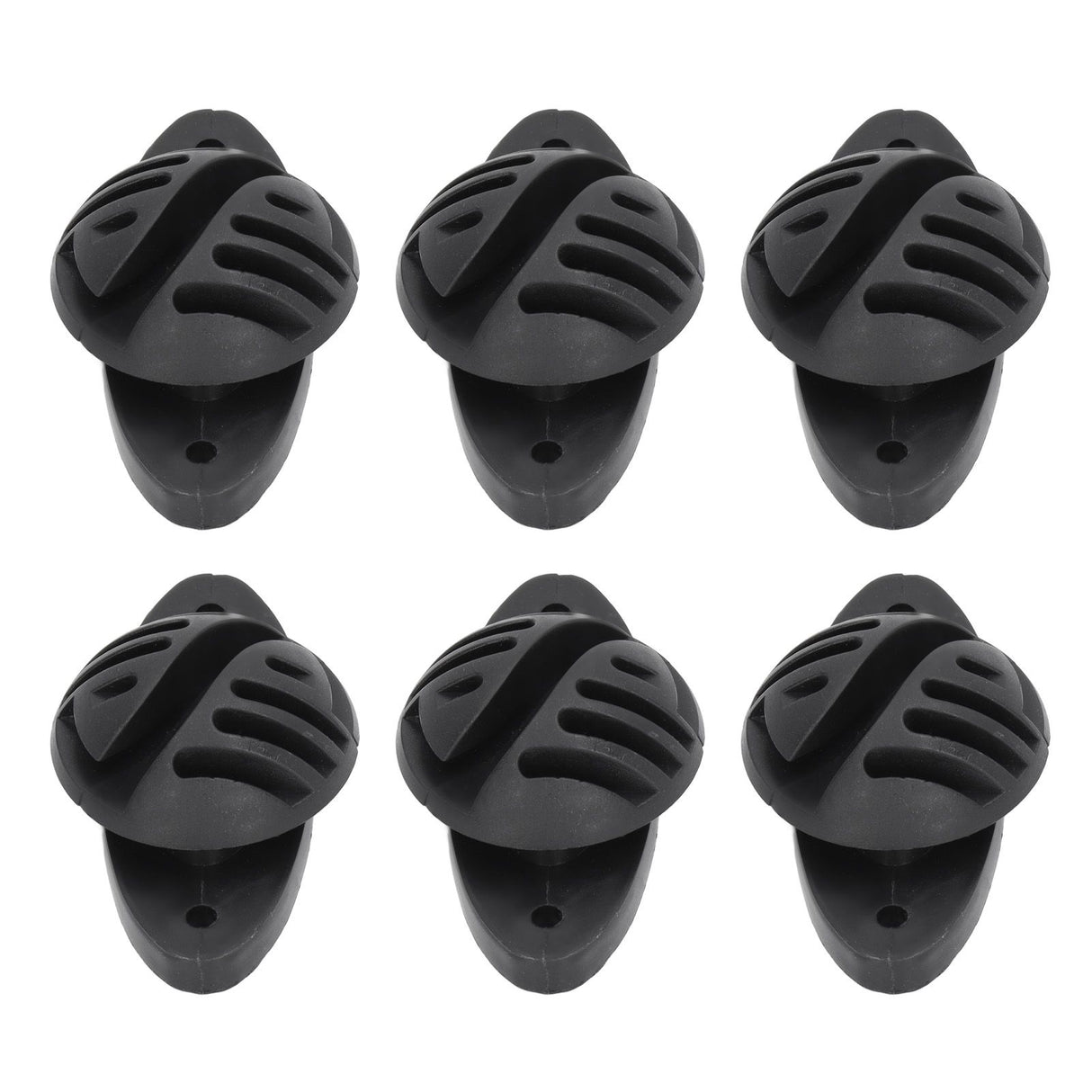 100 PCS Electric Fence Insulator Intermediate Bearing Rod Hemispherical Insulator Fence Front End System Accessories Withstand 15KV