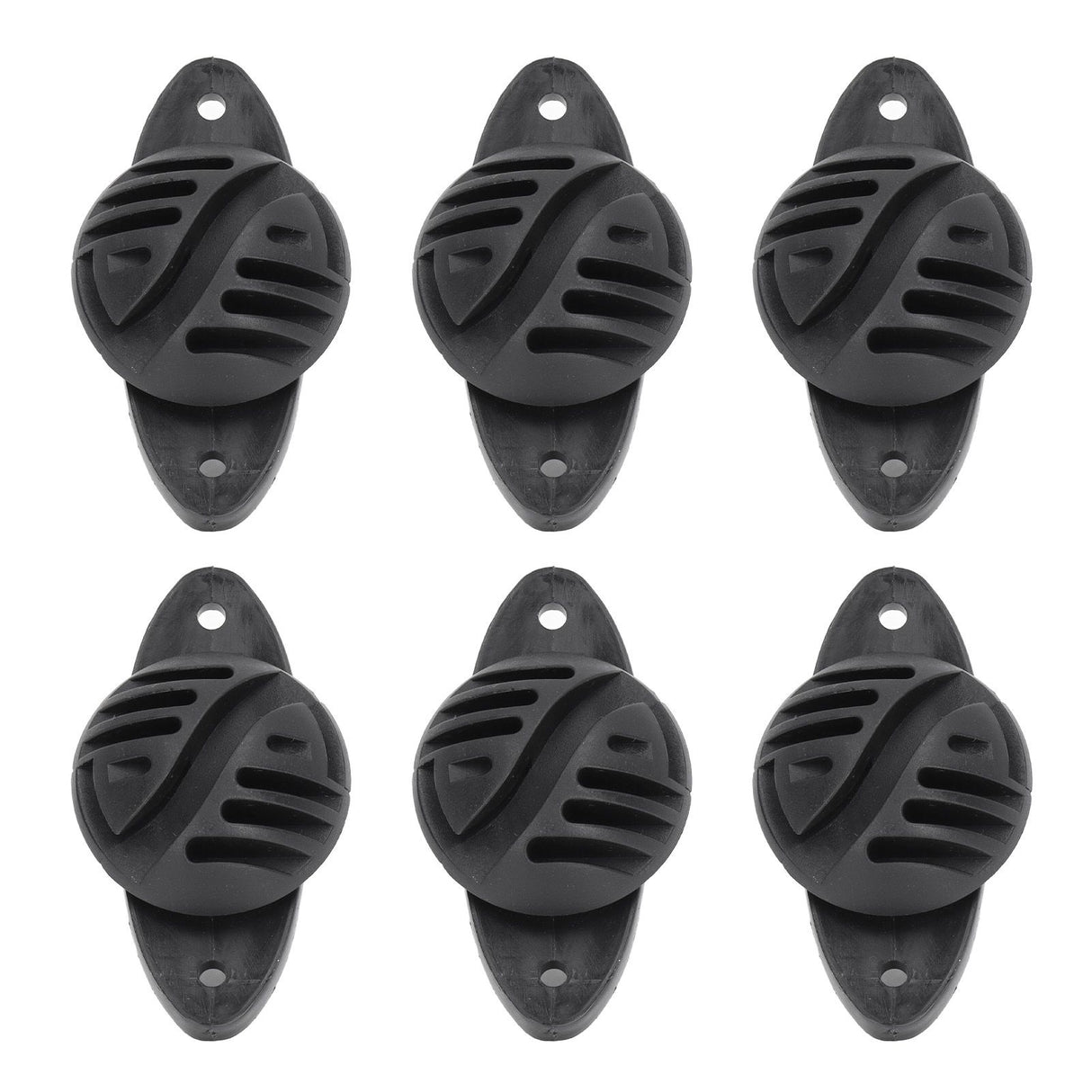 100 PCS Electric Fence Insulator Intermediate Bearing Rod Hemispherical Insulator Fence Front End System Accessories Withstand 15KV