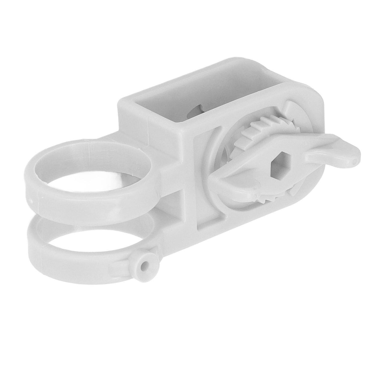 40Pcs Electric Fence Insulator Tightener Firmly Fixing Corrosion Resistance Tube Post Insulator Tensioner Grey
