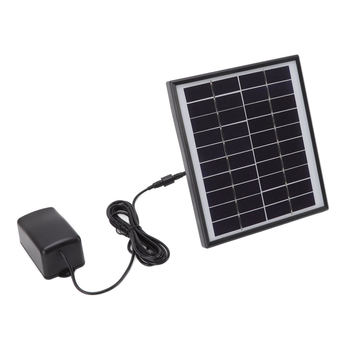 Solar Oxygen Pump 10V 6W Shockproof Small Lightweight Solar Water Air Pump for Fish Tanks Aquariums Swimming Pools