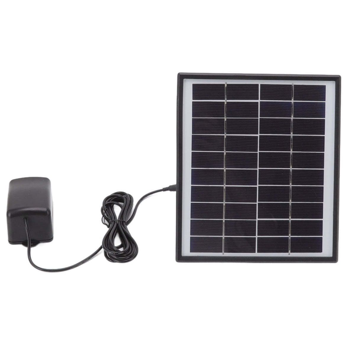 Solar Oxygen Pump 10V 6W Shockproof Small Lightweight Solar Water Air Pump for Fish Tanks Aquariums Swimming Pools