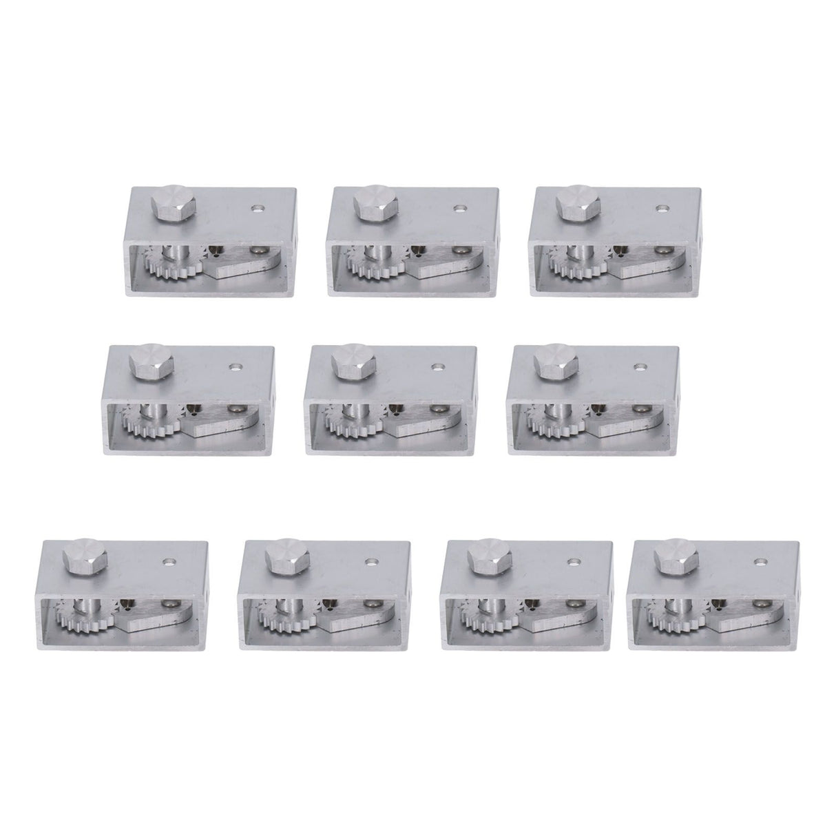 10pcs Electric Fence Wire Tensioner Aluminum Alloy Tension Fence Inline Tightener Anti Theft Alarm for Farm Safety