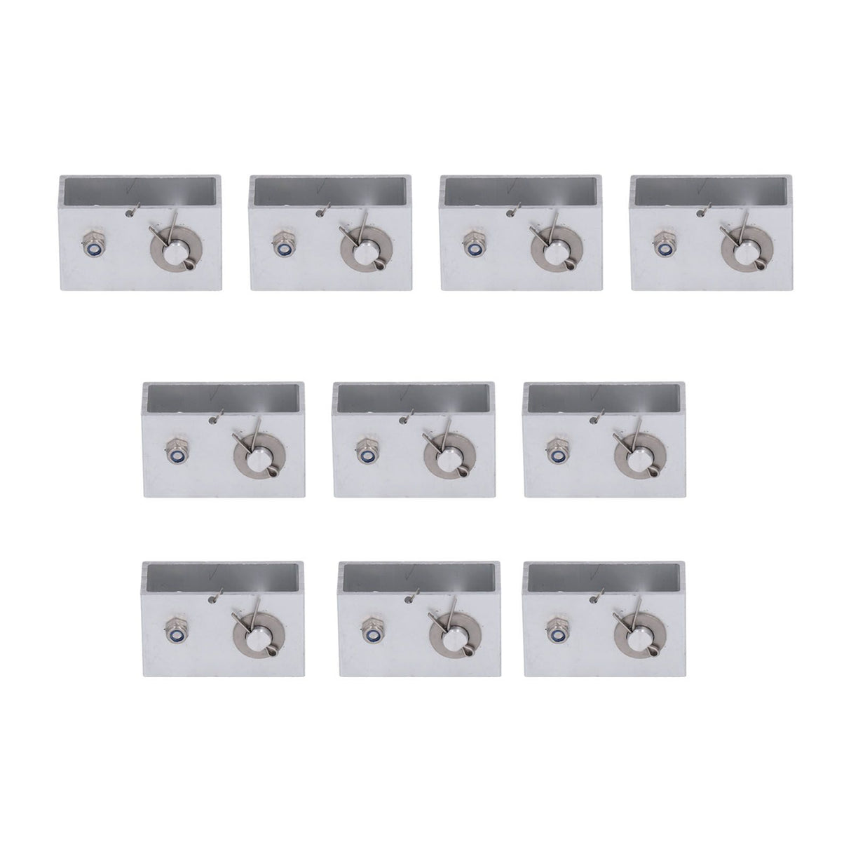 10pcs Electric Fence Wire Tensioner Aluminum Alloy Tension Fence Inline Tightener Anti Theft Alarm for Farm Safety