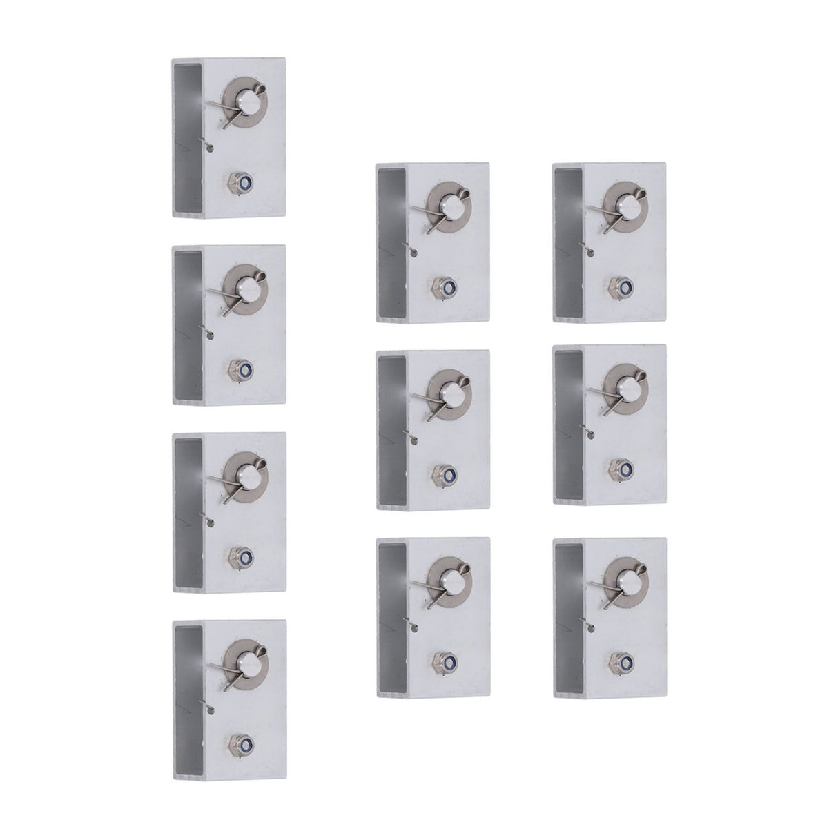 10pcs Electric Fence Wire Tensioner Aluminum Alloy Tension Fence Inline Tightener Anti Theft Alarm for Farm Safety