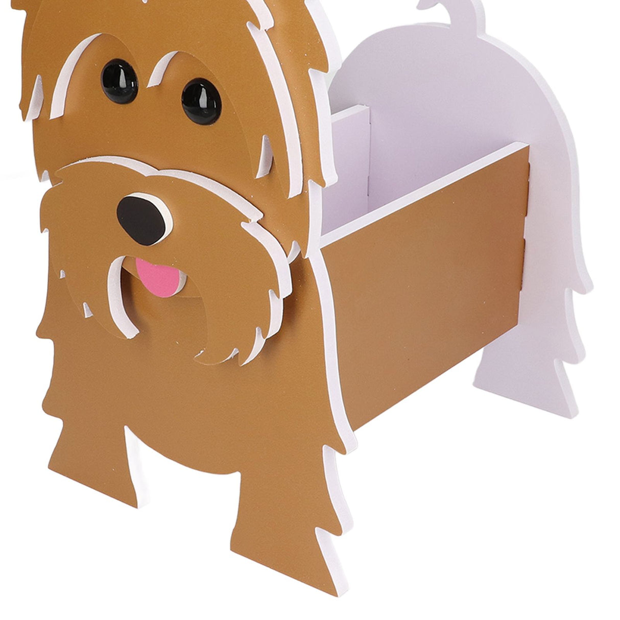 Dog Plant Container Cute PVC in Bulk Dog Planter Flower Pot for Indoor Garden Decoration
