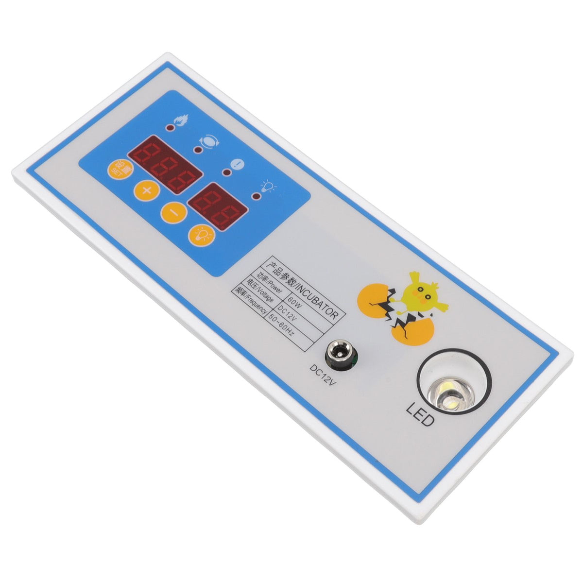 60W 12V Incubator Thermostat Plastic Automatic Incubator Temperature Controller for Mini Incubator Accessory