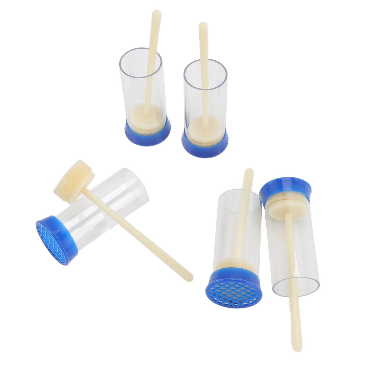 5Pcs Queen Bee Marking Cage Soft Safe Lightweight Queen Bee Marking Cage Bottle Marker for Gardening Potted Plants