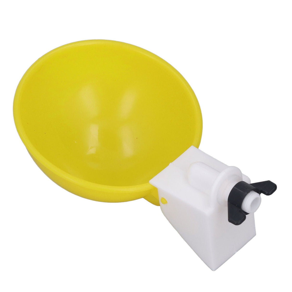 9pcs Chicken Water Cups Yellow Poultry Automatic Drinking Bowl Water Cups Feeder Waterer for Chicken Duck Goose Quail