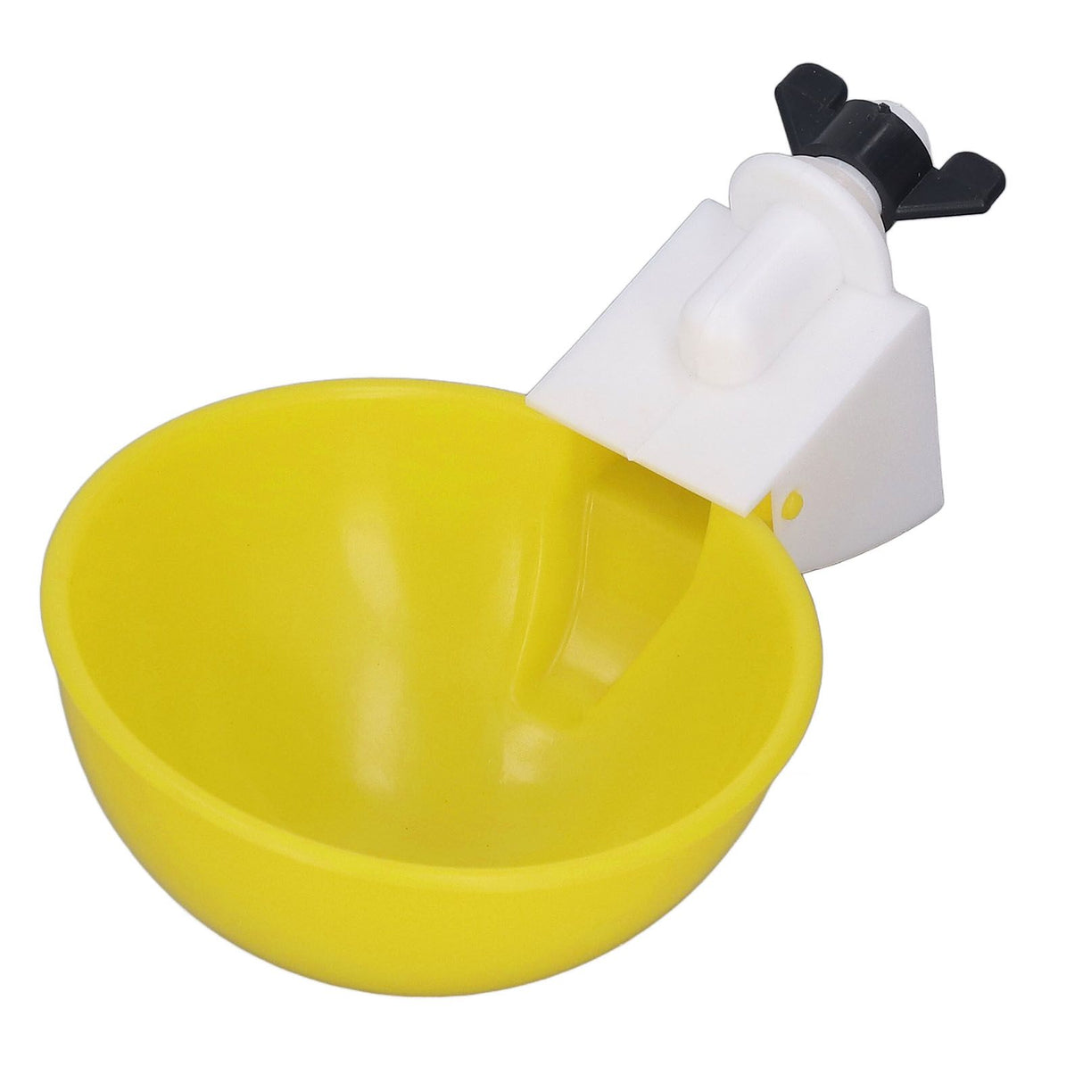 9pcs Chicken Water Cups Yellow Poultry Automatic Drinking Bowl Water Cups Feeder Waterer for Chicken Duck Goose Quail