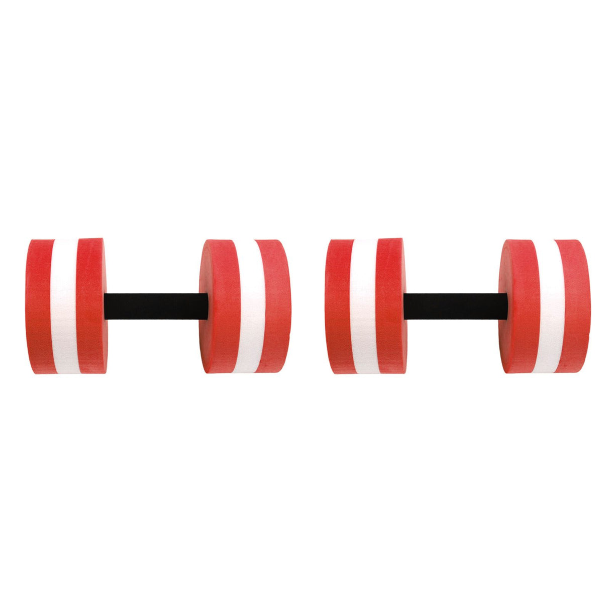 2 PCS EVA Water Floating Dumbbell Yoga Exercise Water Foam Dumbbell Fitness Tool for Men Women Kids Red