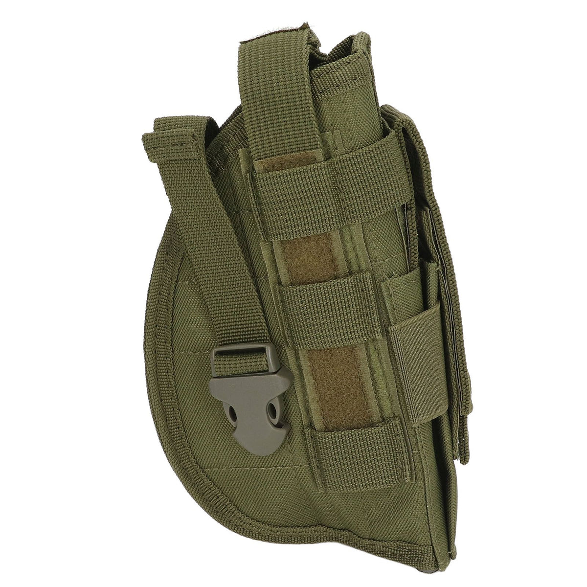 Molle Belt Holster Pouch Military Outdoor Waist Packs Multipurpose Nylon Holster Bag for Hunting Camping Olive Green