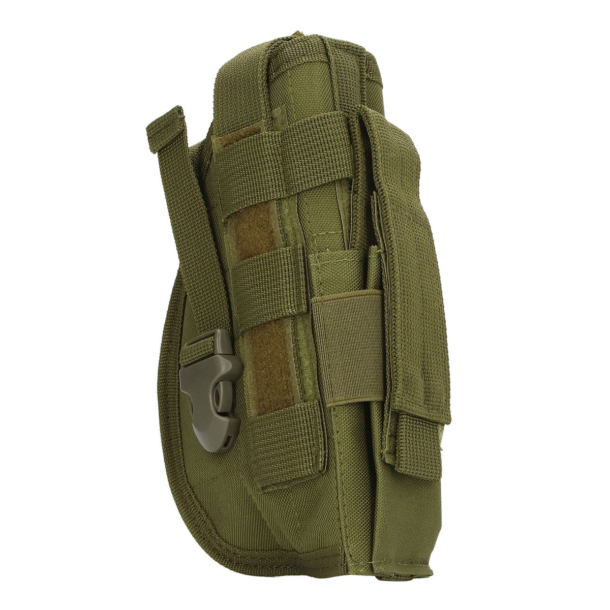 Molle Belt Holster Pouch Military Outdoor Waist Packs Multipurpose Nylon Holster Bag for Hunting Camping Olive Green