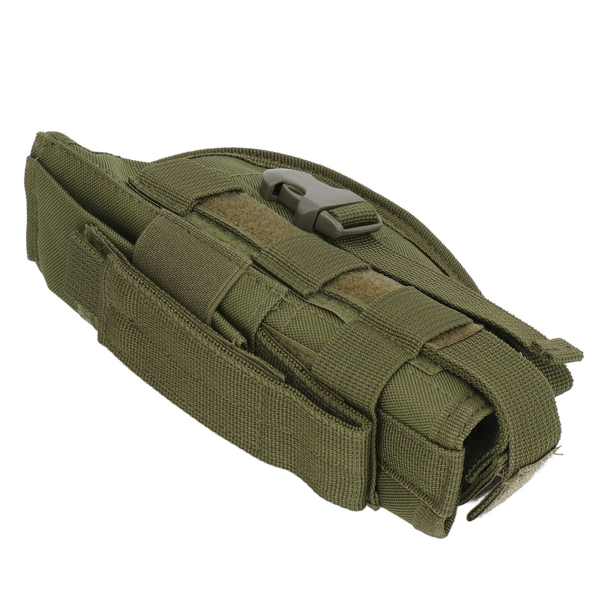 Molle Belt Holster Pouch Military Outdoor Waist Packs Multipurpose Nylon Holster Bag for Hunting Camping Olive Green