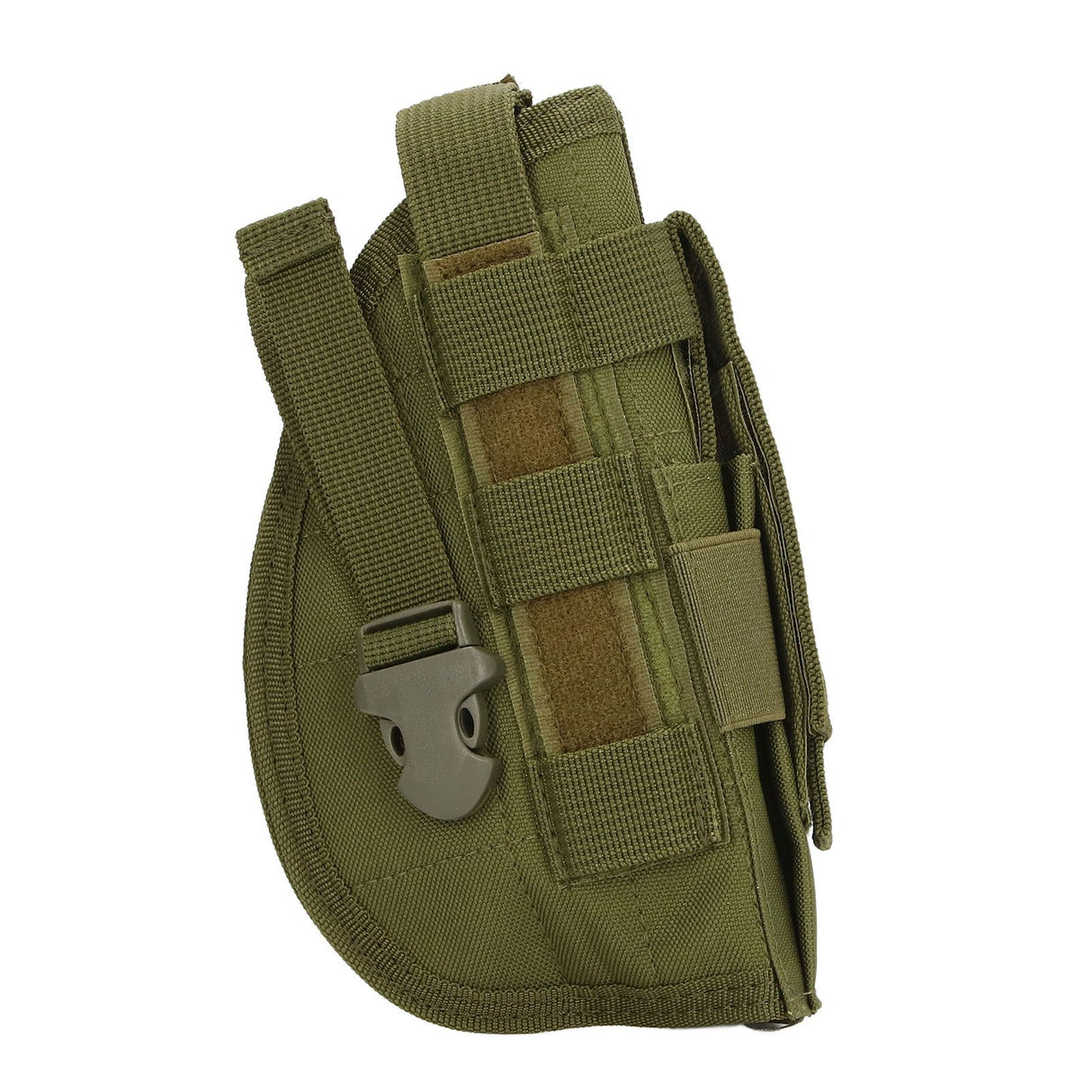 Molle Belt Holster Pouch Military Outdoor Waist Packs Multipurpose Nylon Holster Bag for Hunting Camping Olive Green