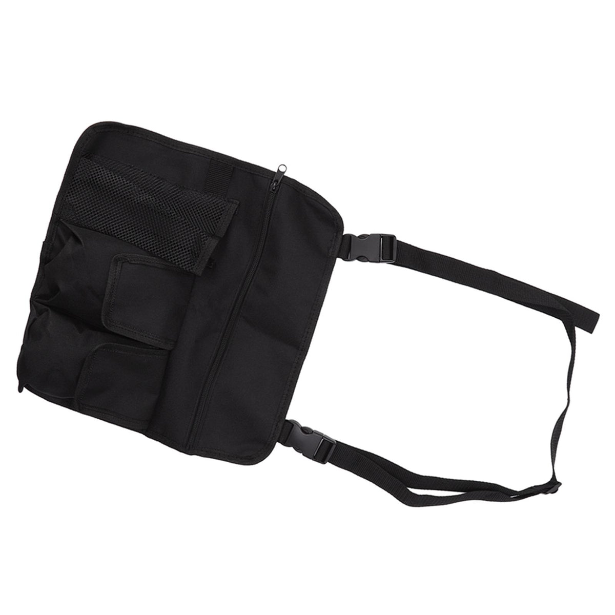 Camping Chair Hanging Bag Waterproof Oxford Cloth Adjustable Portable Beach Chairs Side Storage Bags for Outdoor Black