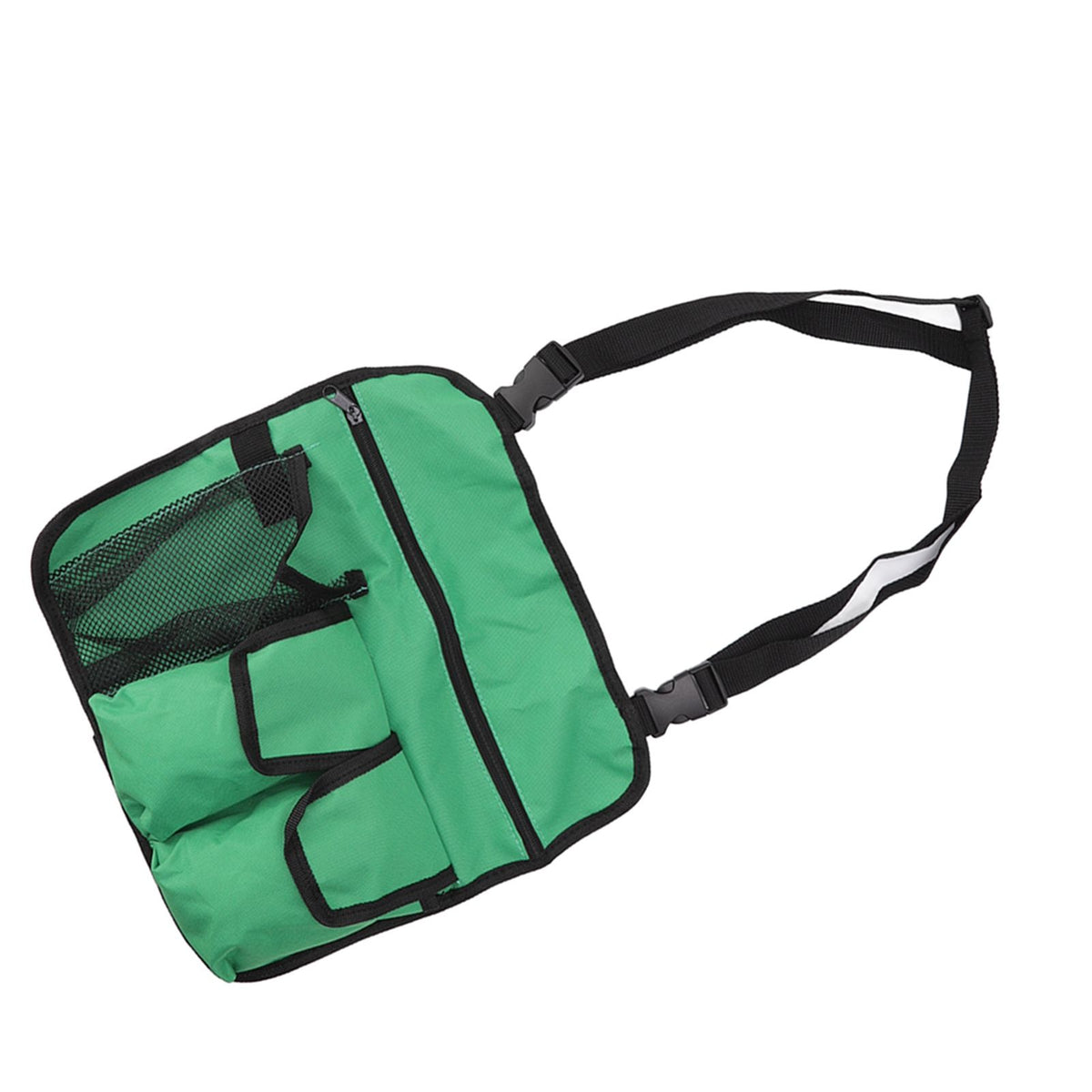 Camping Chair Hanging Bag Waterproof Oxford Cloth Adjustable Portable Beach Chairs Side Storage Bags for Outdoor Green