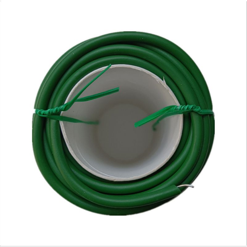 Twist Tie Plant Cable Support Twine Plastic Coated Iron Wire Tool for Garden Horticulture 3.5mm X 20m / 0.14in X 65.62ft