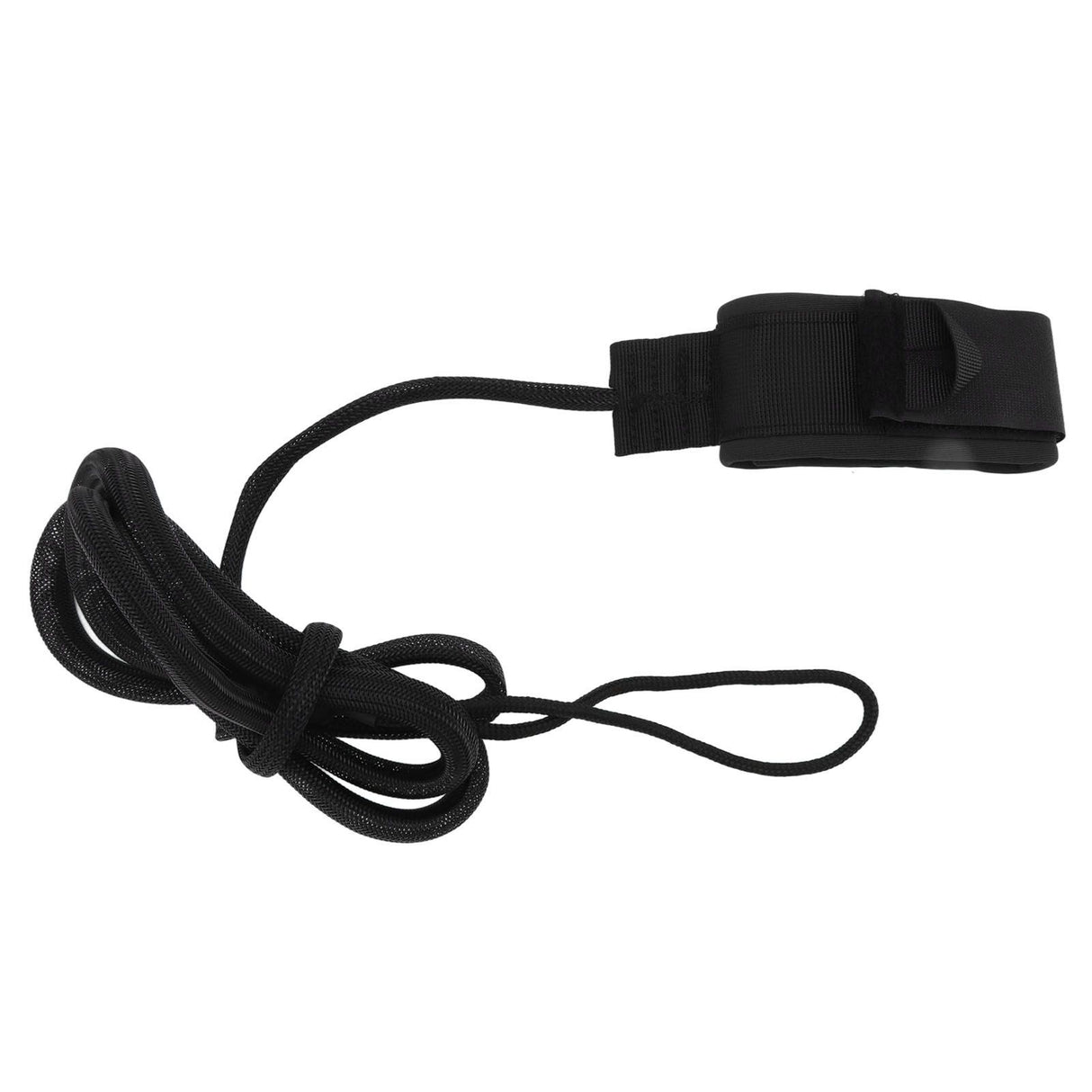 Surfboard Foot Rope Adjustable Ankle Cuffs Paddle Board Safety Lifeline Outdoor Accessories Black
