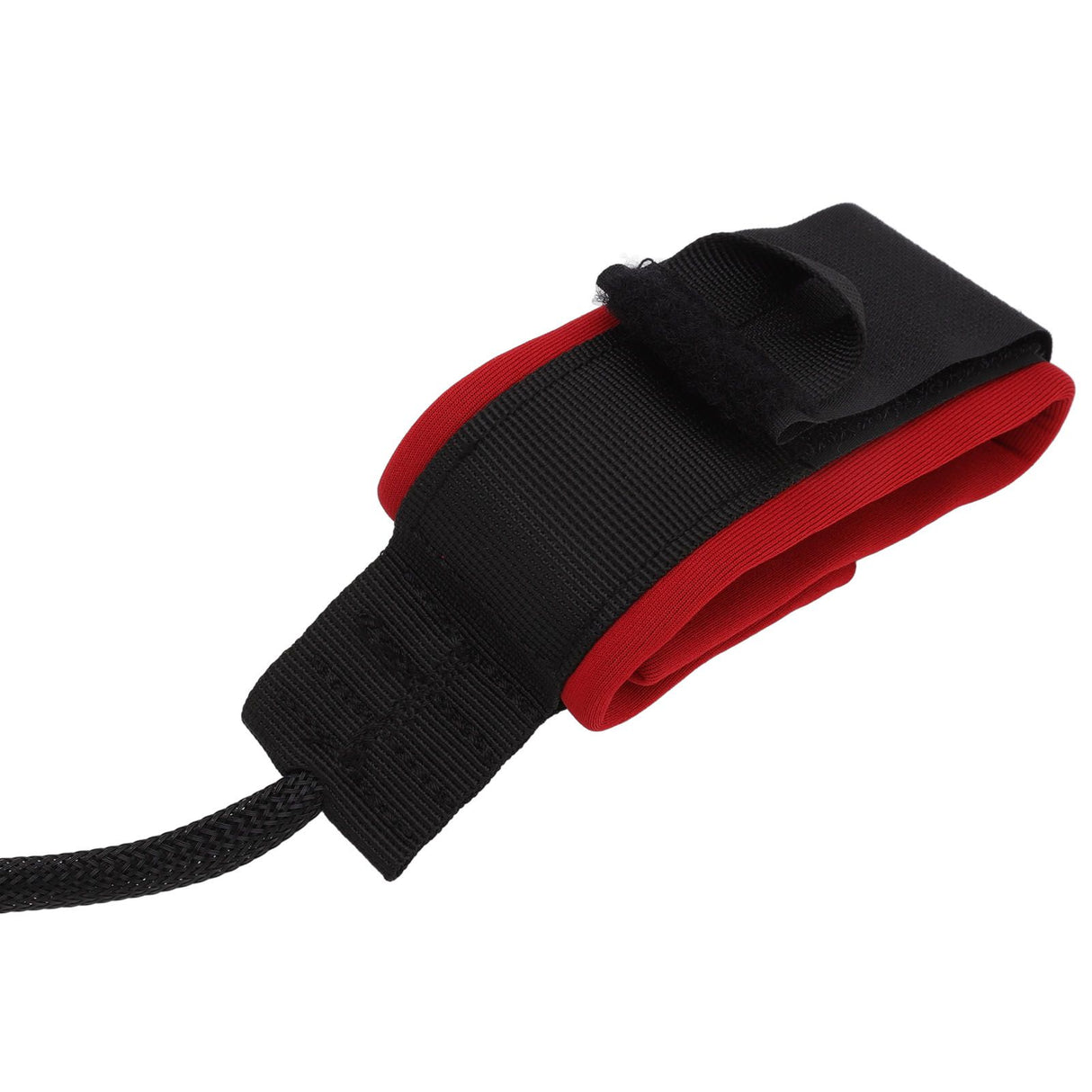 Surfboard Foot Rope Adjustable Ankle Cuffs Paddle Board Safety Lifeline Outdoor Accessories Black and Red