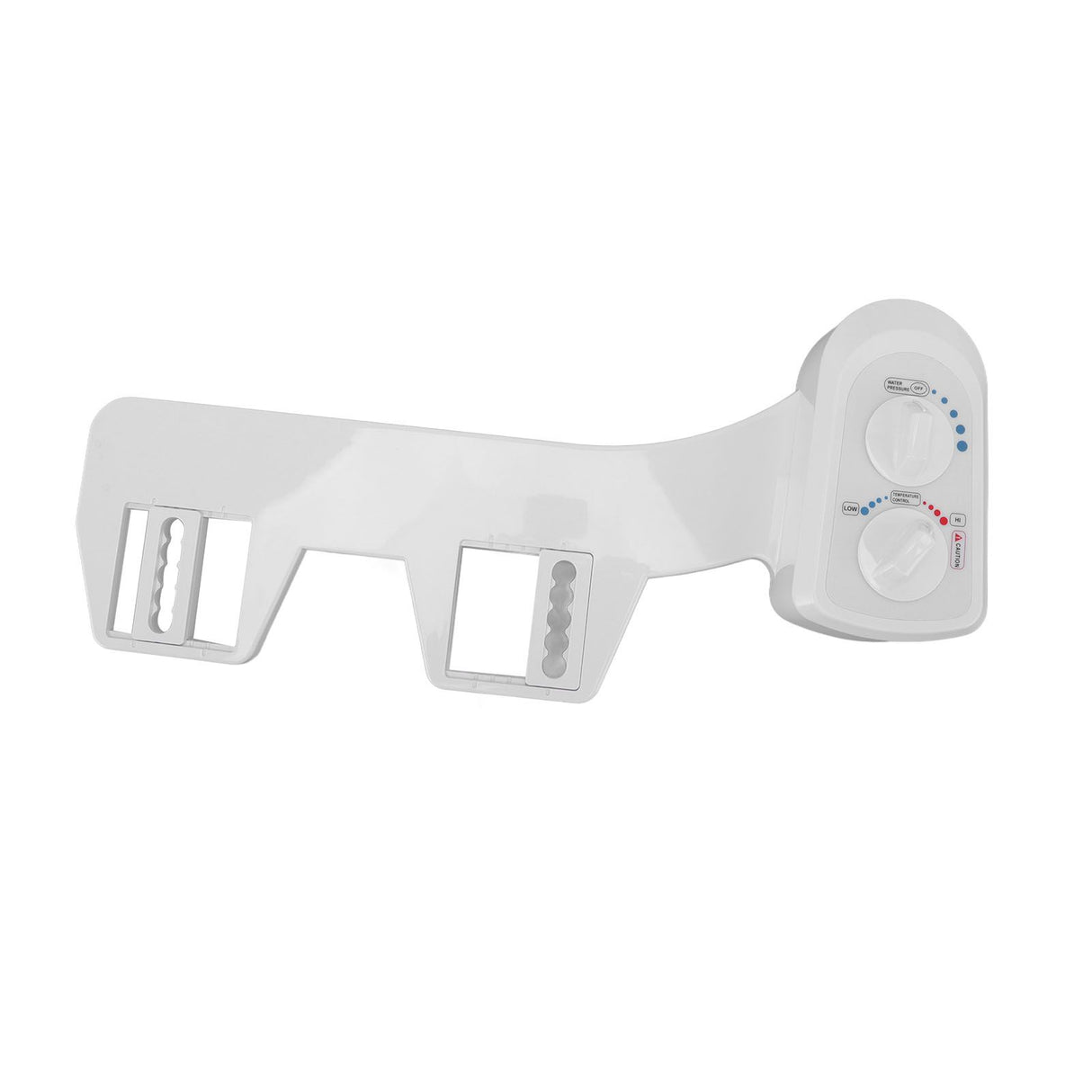 Toilet Bidet Double Knob Movable Nozzle Non Electric Self Cleaning Bidet Attachment for Home Bathroom