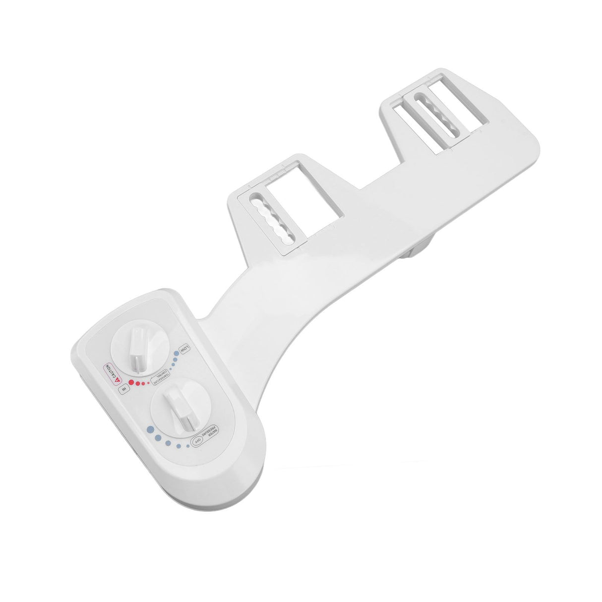 Toilet Bidet Double Knob Movable Nozzle Non Electric Self Cleaning Bidet Attachment for Home Bathroom