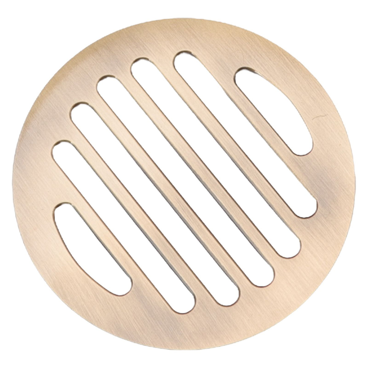 Round Shower Drain Vintage Style Robust Wearproof Sturdy Circle Floor Drain for Bathroom Garage