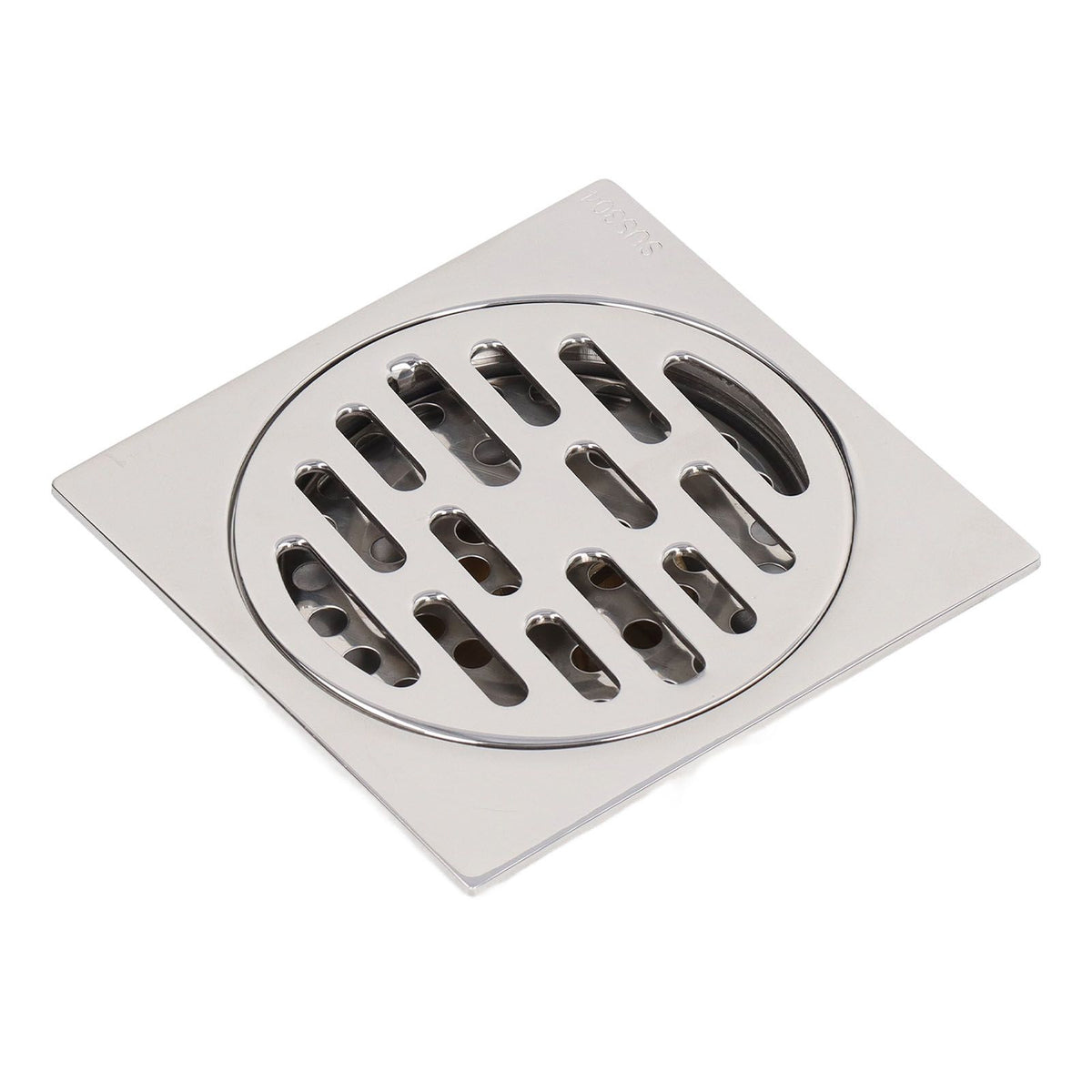 4 Inch Square Floor Drain Odor Proof Insect Proof Shallow Floor Drain with Pure Copper Core for Bathroom Kitchen Balcony Plating Shallow Water
