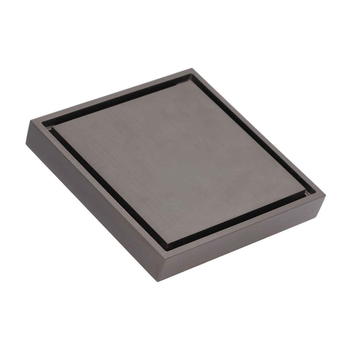 Shallow Water Floor Drain Copper Stainless Steel Odorless Insect Proof Fast Drainage for Bathroom Kitchen Gray