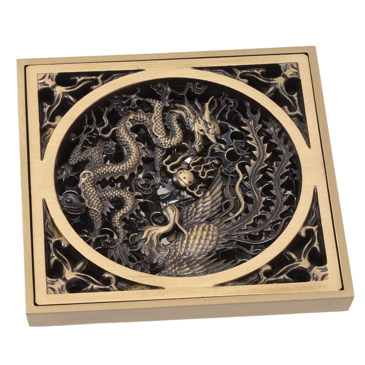 Antique Deodorant Floor Drain European Style Square Shower Floor Drain for Kitchens Bathrooms Garages Basements Balconies