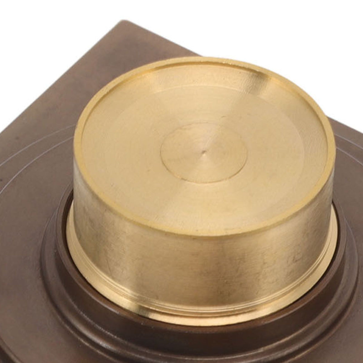 Copper Floor Drain Squared Retro Large Flow Odor Proof Shower Drain for Bathroom