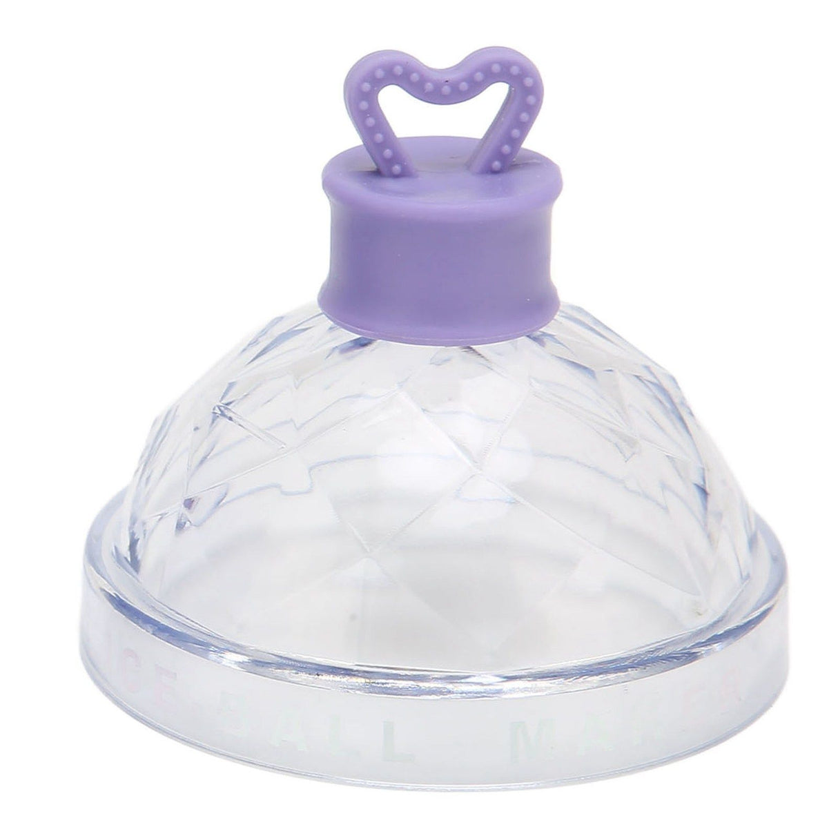 Ice Ball Mould Soft Bottom Cute Shape Round Ice Mold Maker for Wine Coffee Fruit Tea Purple