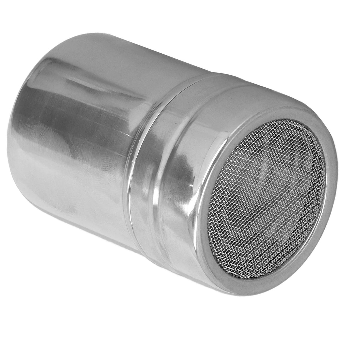 Coffee Powder Sieve Shaker Stainless Steel Cocoa Shaker Moistureproof Powder Sifter Cylinder with Lid