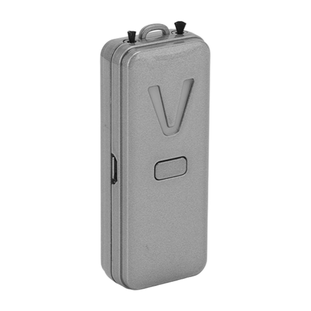 Wearable Air Purifier Multifunction Rechargeable Mini Portable Negative Ion Generator for Indoor Outdoor Metal Silver