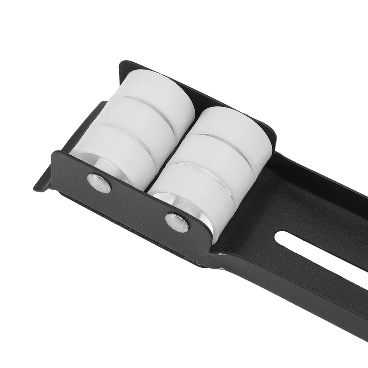 2pcs Furniture Appliance Roller Steel 300kg Load Bearing Stretchable Machine Moving Base for Dishwasher Black