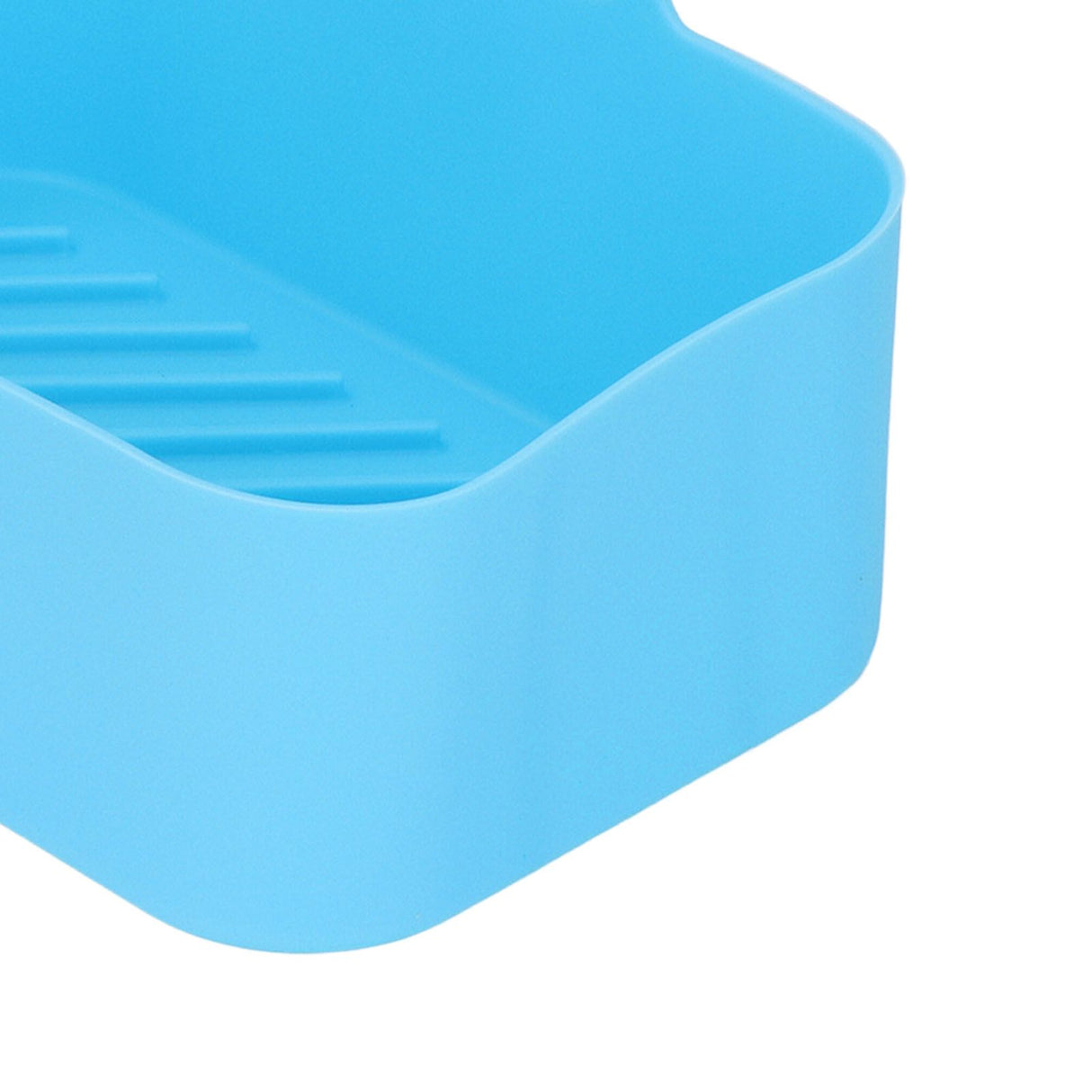2pcs Fryer Silicone Pot Non Stick Reusable Liner Basket Replacement for Ninja DZ201 Foodi 8QT Blue and Black