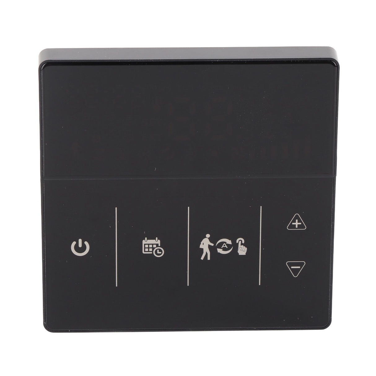 Smart Thermostat with Touch Screen App Voice Control Wifi Temperature Controller for Home 90‑240V Black