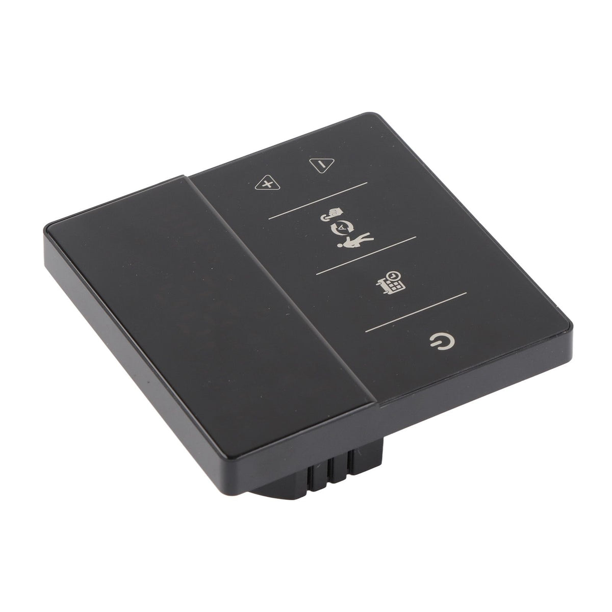 Smart Thermostat with Touch Screen App Voice Control Wifi Temperature Controller for Home 90‑240V Black