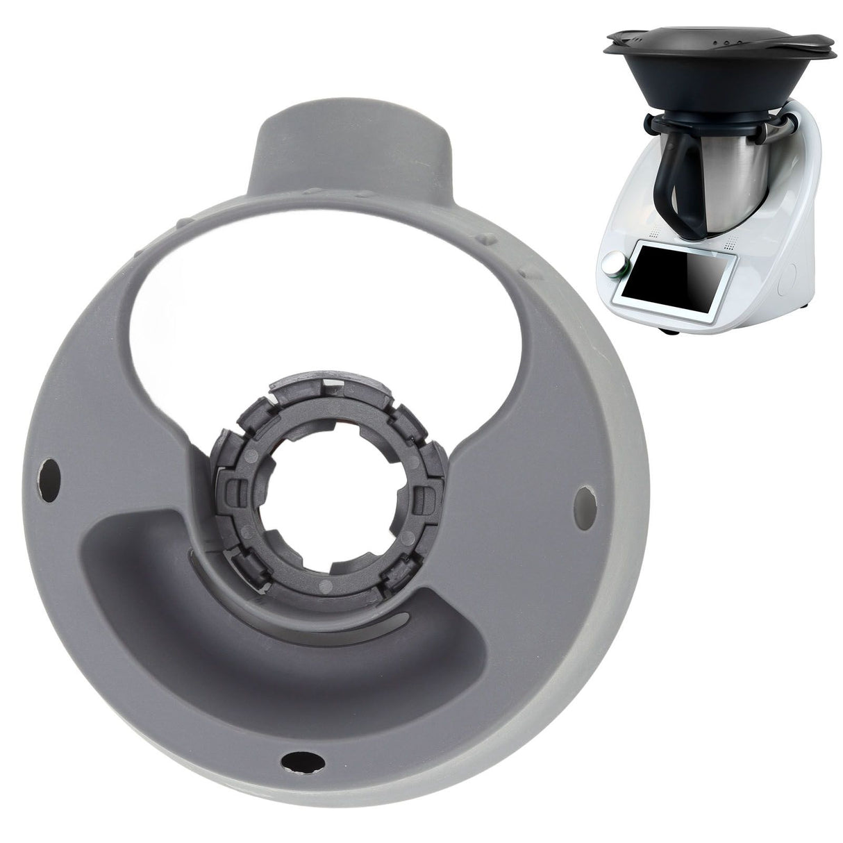 Multifunctional Food Processor Main Pot Base Parts for Vorwerk Thermomix TM5 6 Cooking Blender Replacement Pot Base